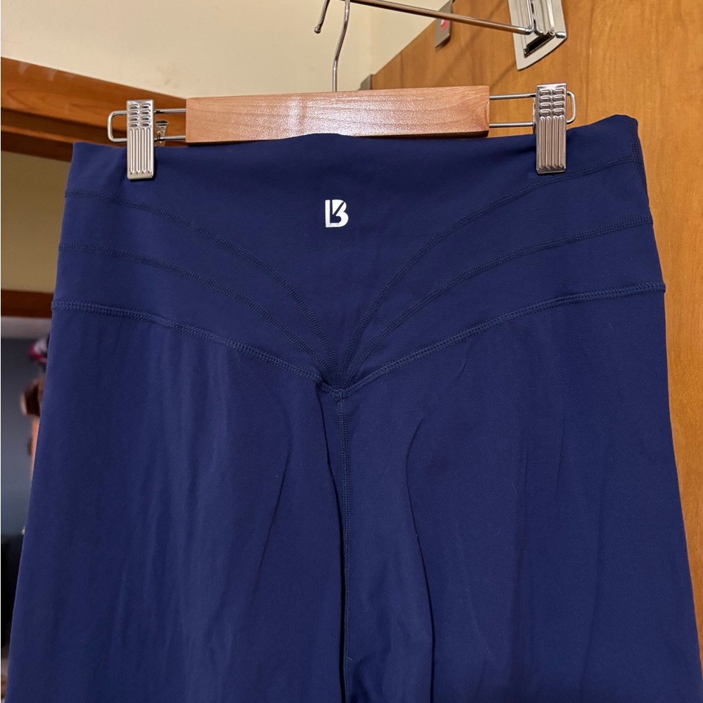 BuffBunny Navy Blue High-Waist Leggings - Picture 3 of 4